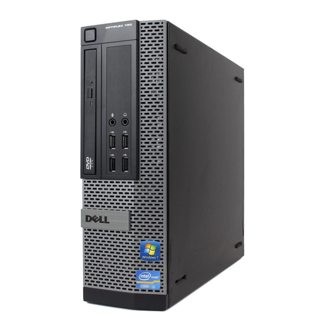 Thùng máy vi tính Dell Optiplex 790/990sff : i3 2100, Ram 4G, 240G SSD, Bàn phím chuột