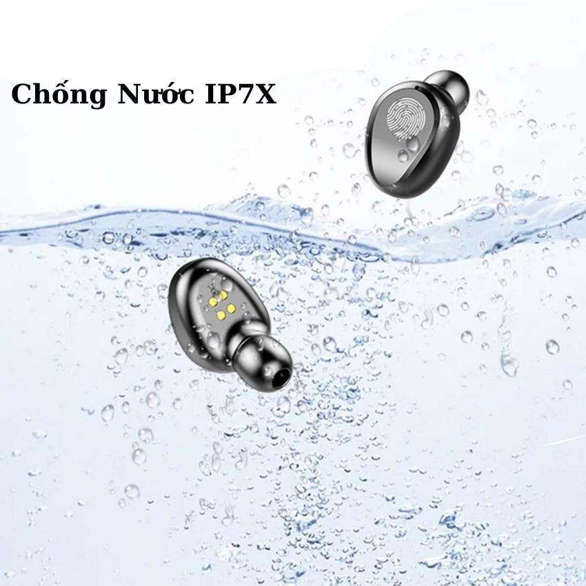 Tai nghe bluetooth không dây Amoi F9 TWS 5.0 ,tai nghe nhét tai gaming,pin 4-6h sử dụng,chống nước IPX7 dùng cho IP,ANDR