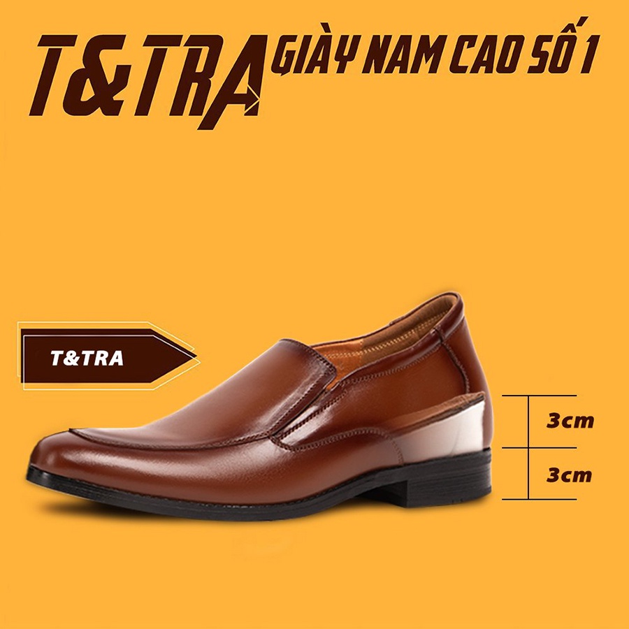 [ 6CM ] Giày Cao Nam T&amp;TRA S1013NB