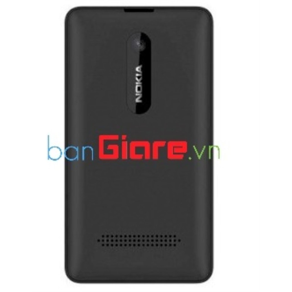 VỎ NOKIA ASHA 210 KHÔNG PHÍM MÀU ĐEN