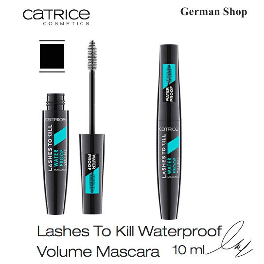 Mascara Catrice chống nước lashes to kill