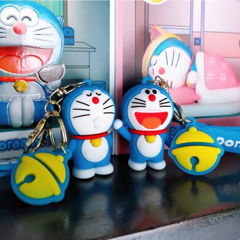 MÓC KHÓA DORAEMON SILICON LỚN, BIỂU CẢM DỄ THƯƠNG, TRANG TRÍ NHÀ CỬA