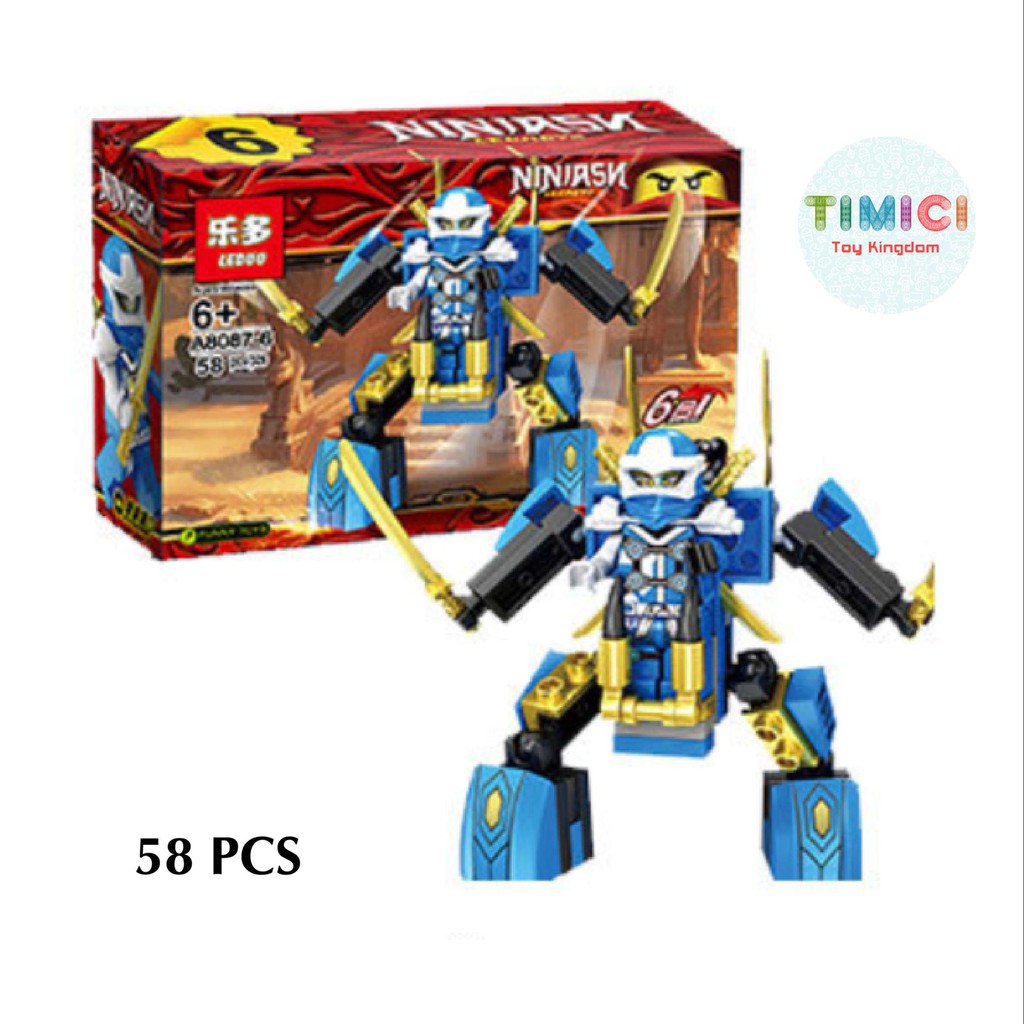 [LC017] Đồ chơi lego ninjasn legacy xếp hình &quot;6 IN 1&quot;  cho bé phát triển trí thông minh