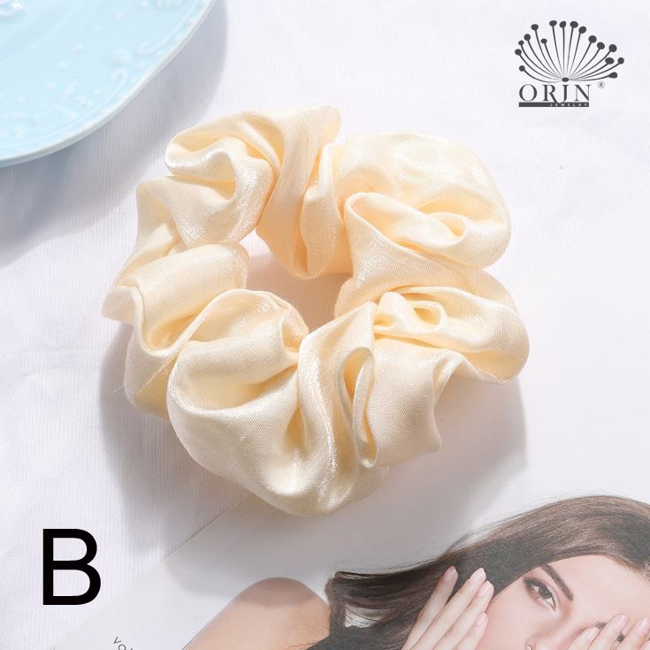 Buộc tóc scrunchies lụa nhiều màu siêu đẹp Orin K1112