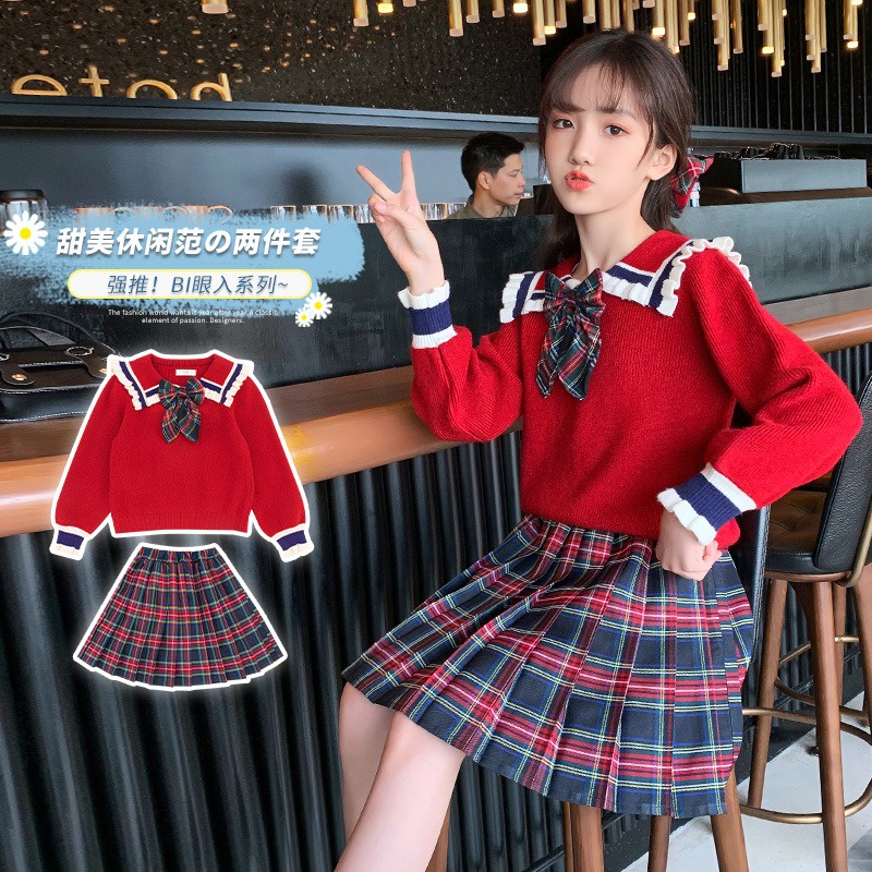 Áo đầm dài tay bé gái 5 6 7 8 9 10 11 tuổi ☑️ váy thu đông diện tết size đại 25kg 30kg 35kg 40kg