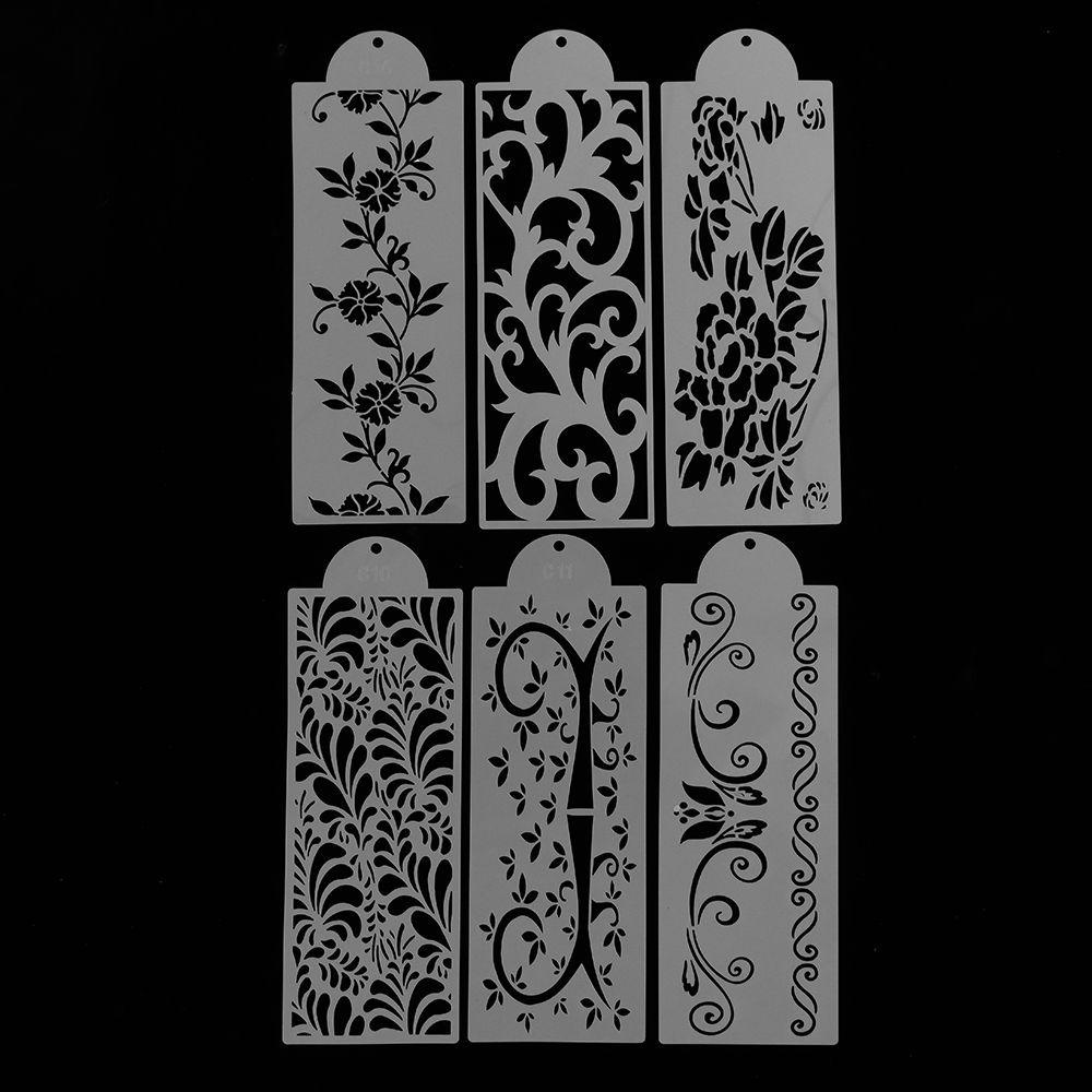 Khuôn Rỗng Phun Kem Trang Trí Bánh DIY