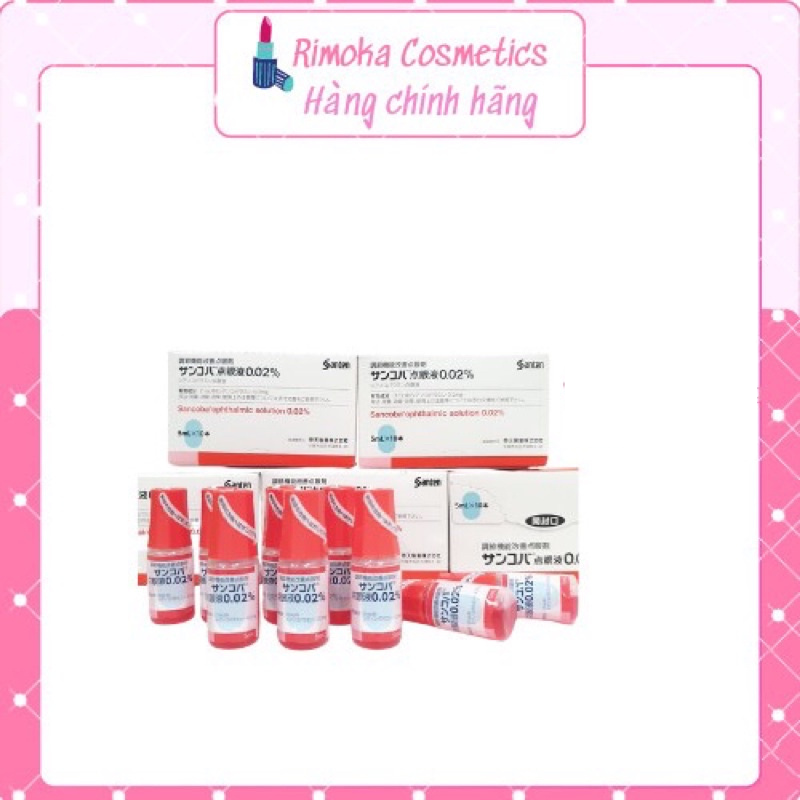 Nhỏ mắt cận thị Sancoba 5ml, xuất sứ Nhật