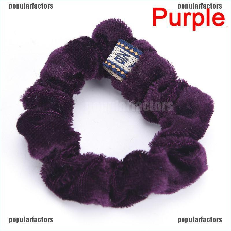 Dây Cột Tóc Vải Nhung Thời Trang