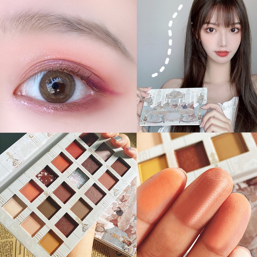 [Phấn mắt ❤️𝑭𝒓𝒆𝒆𝒔𝒉𝒊𝒑❤️ Bảng phấn mắt 18 ô Vongee Rabbit Party