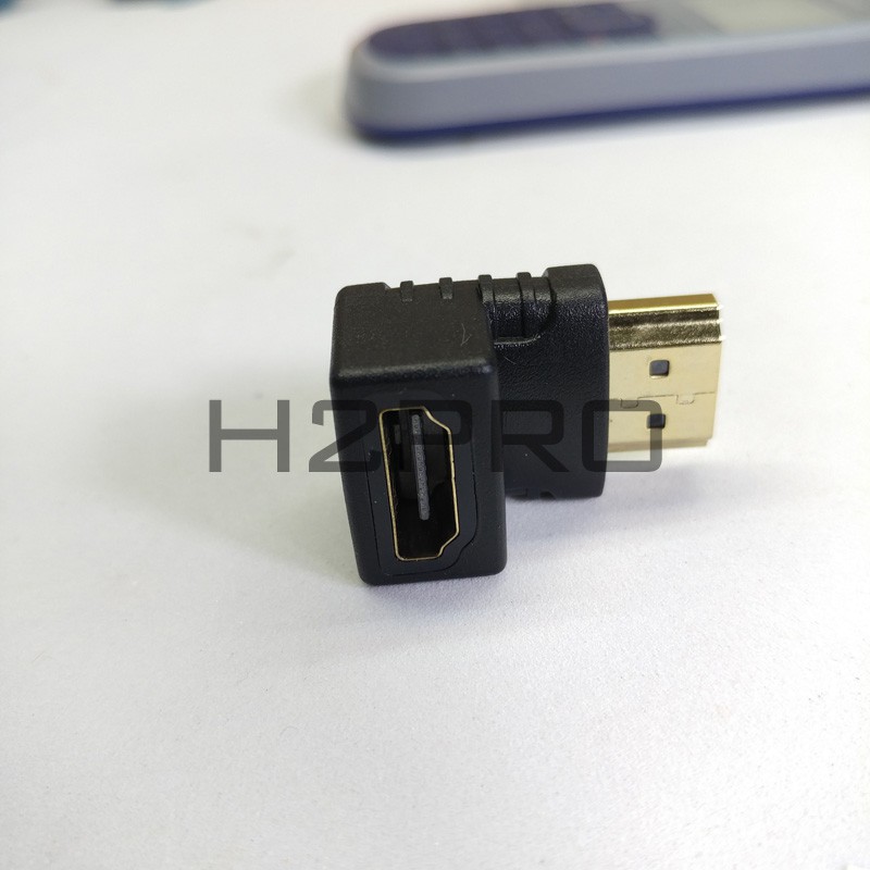 Đầu nối HDMI to HDMI 1 đầu đực 1 đầu cái bẻ 90 độ