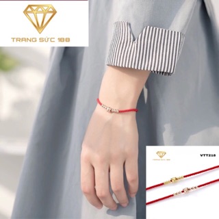 Vòng tay titan chỉ đỏ vtt218