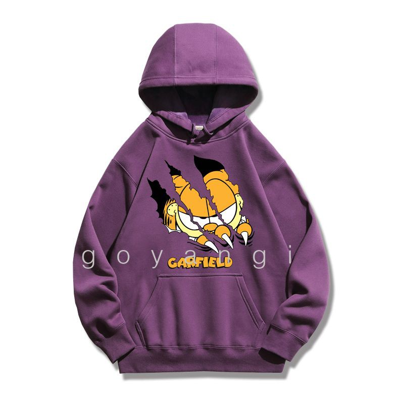 Áo hoodie Scratching Cat oversize Unisex phong cách Hàn Quốc