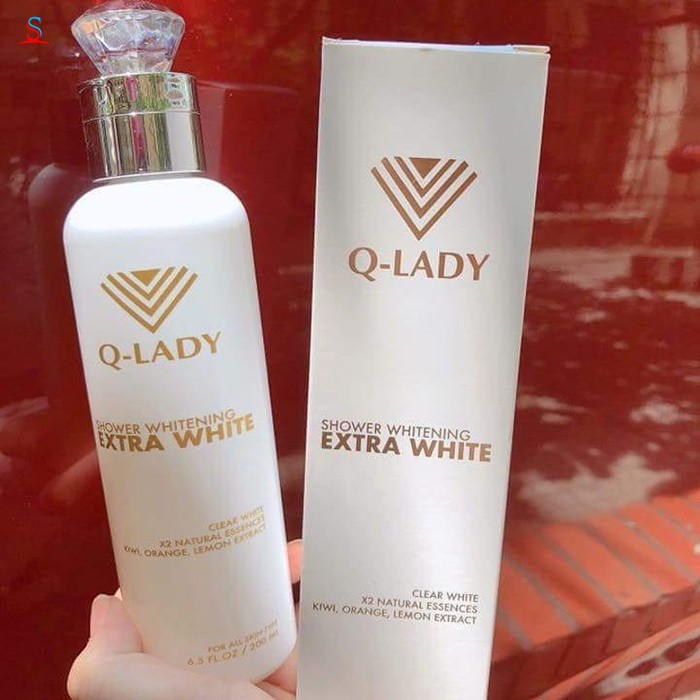 Sữa tắm truyền trắng Q Lady Extra White Cao cấp