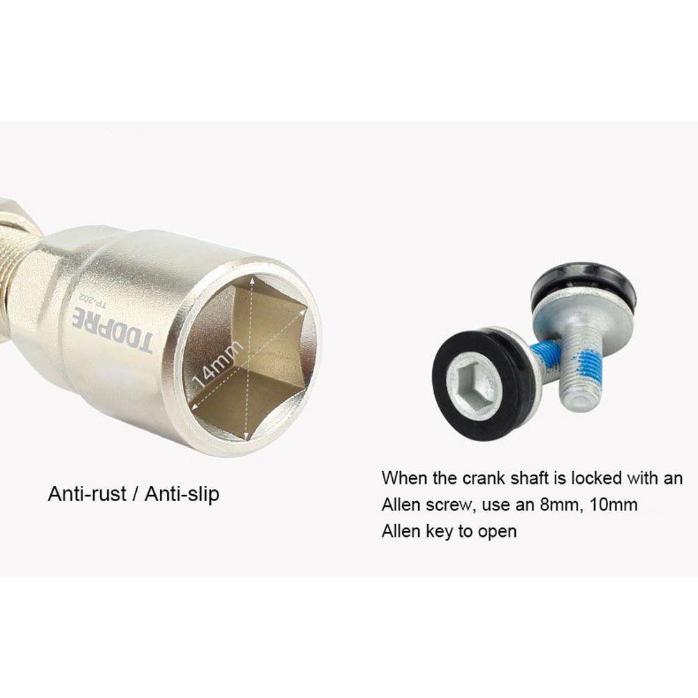 Dụng cụ sửa chữa tháo trục xe đạp leo núi bền bỉ nhiều màu