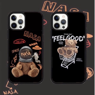 Ốp Lưng Nhựa Cứng Chống Va Đập Gấu Teddy  7plus/x/xsmax/11/11promax/12/12promax/13/13pro/13promax