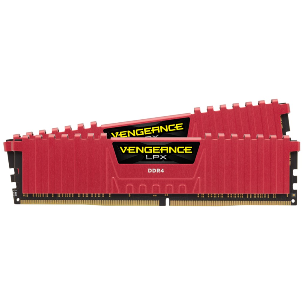 BỘ NHỚ RAM GẮN TRONG CORSAIR DDR4 VENGEANCE LPX 16GB (2X8GB) 2666 C16R ĐỎ