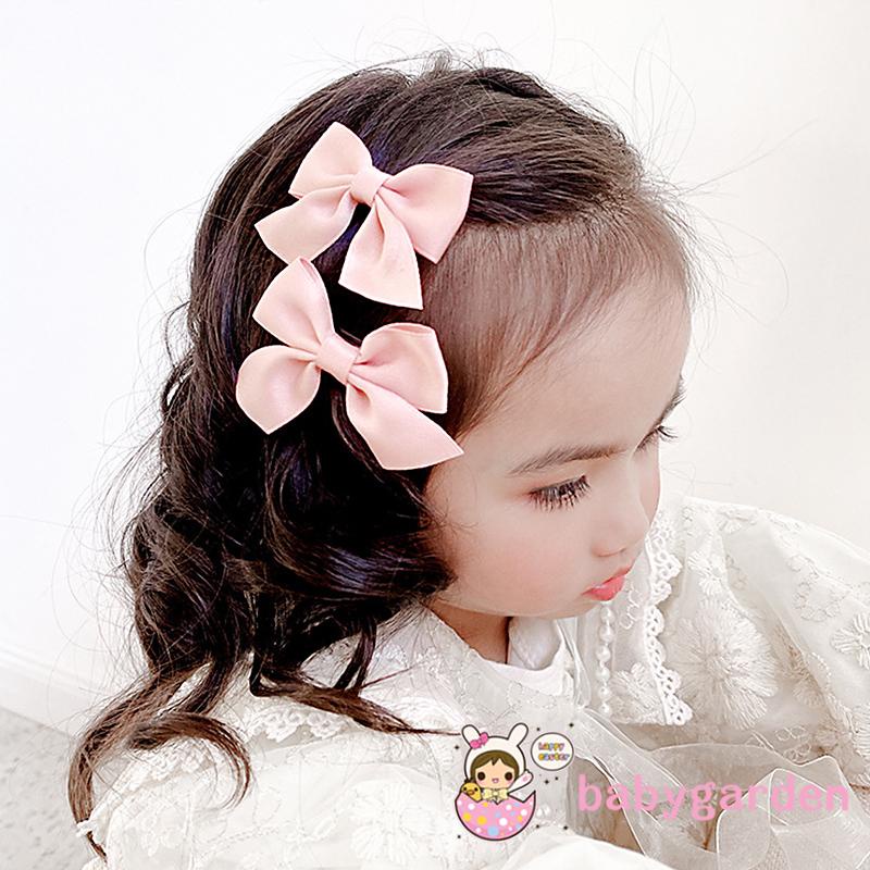 Kẹp tóc nơ màu sắc xinh xắn cho bé gái