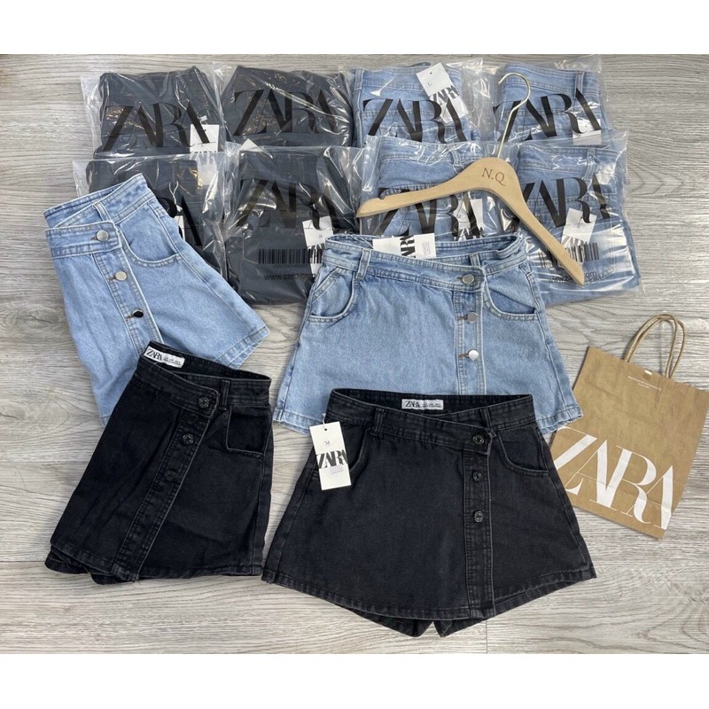 ( SẴN ) QUẦN JEAN GIẢ VÁY ZA.RA SIÊU HOT