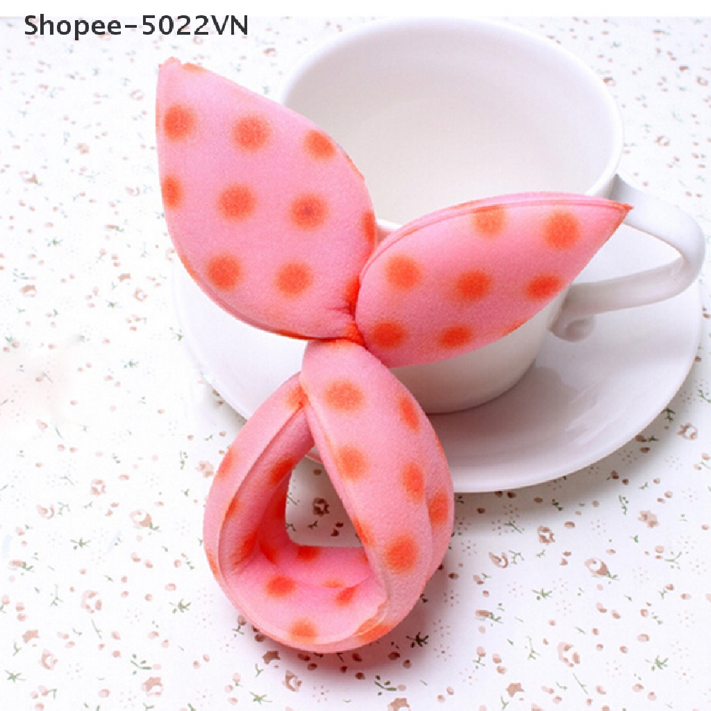 [Hàng mới về] Dụng cụ búi tóc kiểu tai thỏ bằng mút xốp kích thước 29.5cm