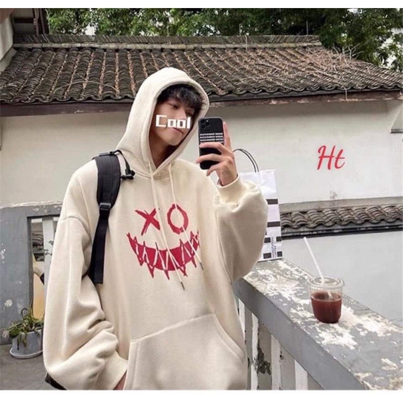 Áo hoodie 5D XO mặt quỷ HT12