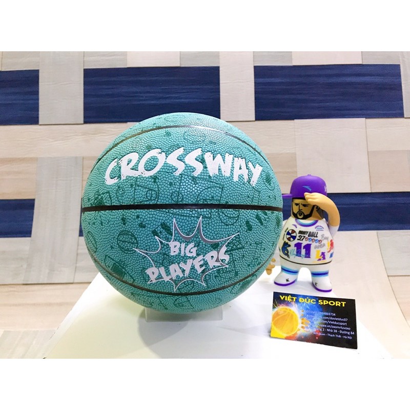 Bóng Rổ Chính Hãng Crossway số 7 Chuẩn thi Đấu Sân Indoor và Outdoor