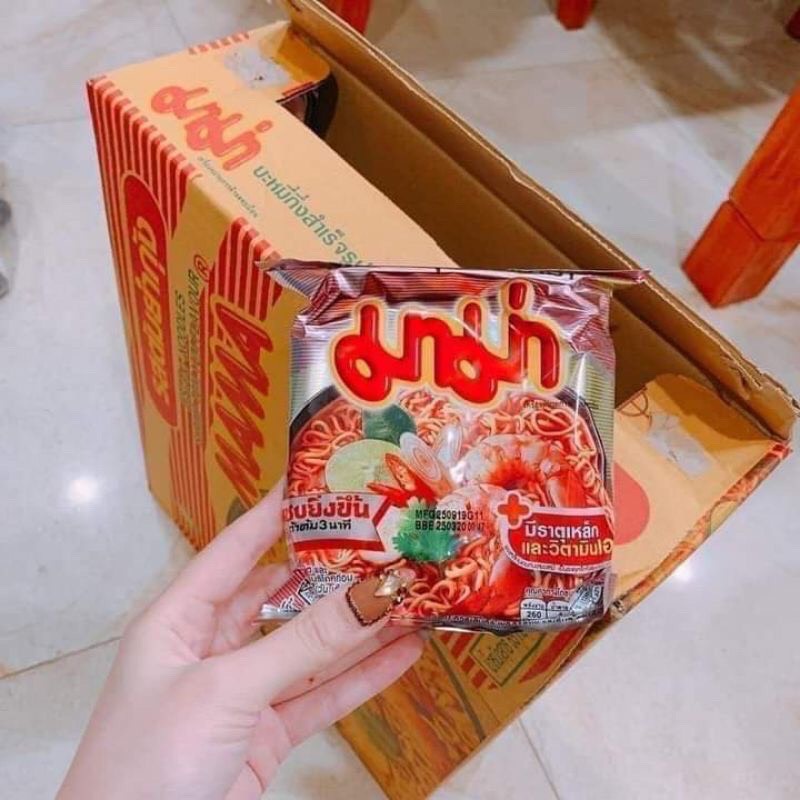 01 Gói Mì MaMa Vị Tomyum Chua Cay Thái Lan 55gr | BigBuy360 - bigbuy360.vn