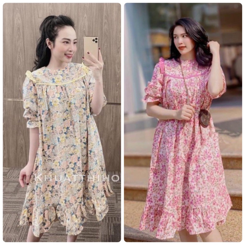 Đầm Babydoll Hoa Nhí (KÈM VIDEO CẬN CHẤT VẢI)