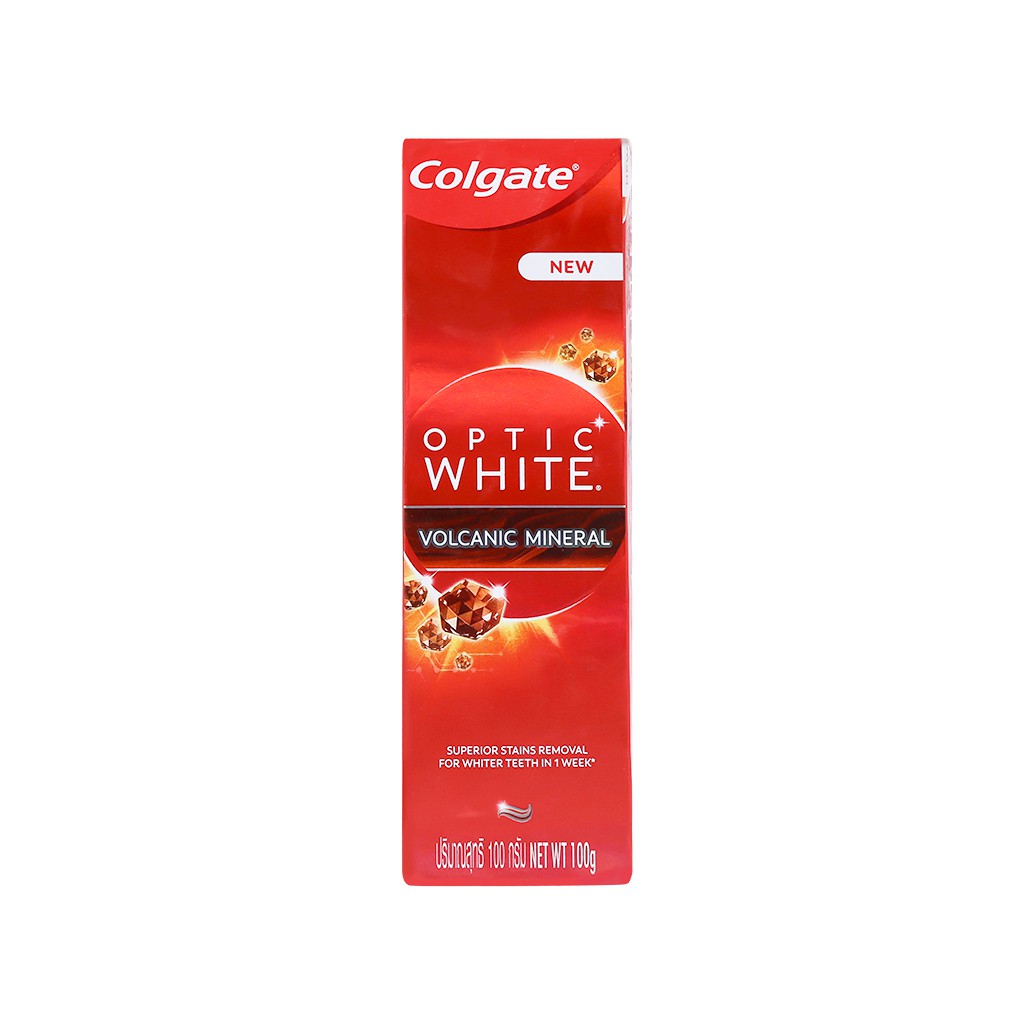 Kem đánh răng Colgate Optic White Volcanic 100g