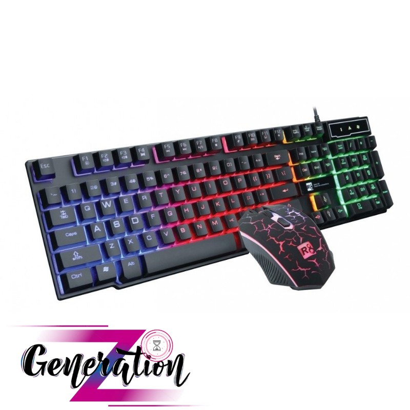 Combo Phím chuột R8 (KM-1910) - KEYBOARD MOUSE LED R8 (KM-1910)