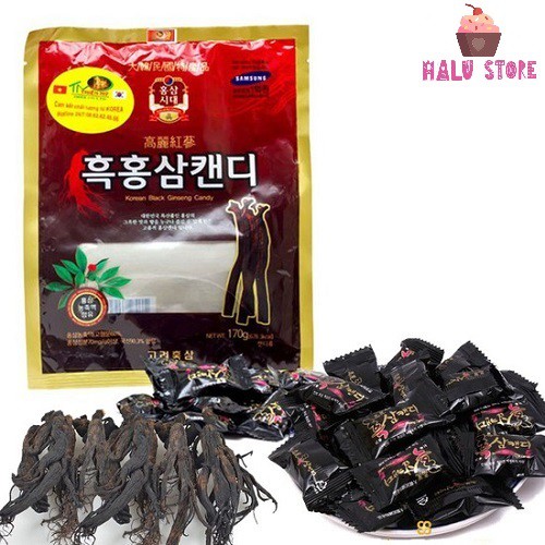 Kẹo hắc sâm Hàn Quốc gói 300gr