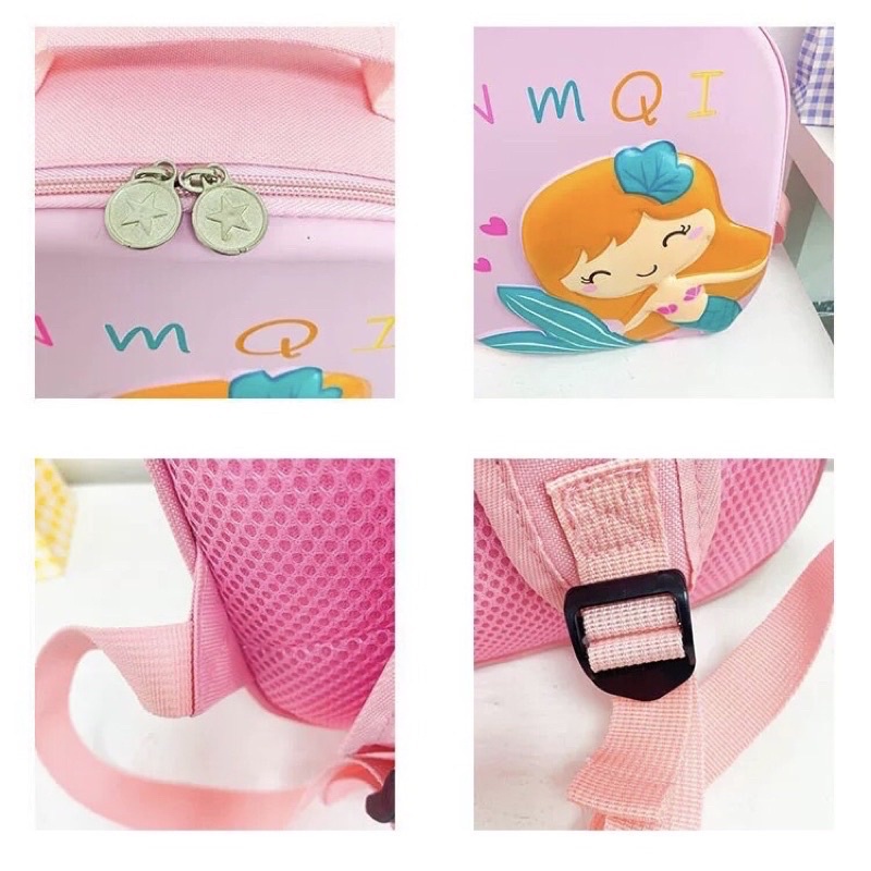 PVN47725 Balo mẫu giáo cho bé đi học siêu nhẹ hoạ tiết hoạt hình dễ thương Giá Rẻ