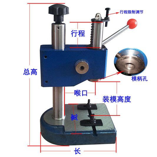 MÁY DẬP GẠT TAY J03 - 0.5A
