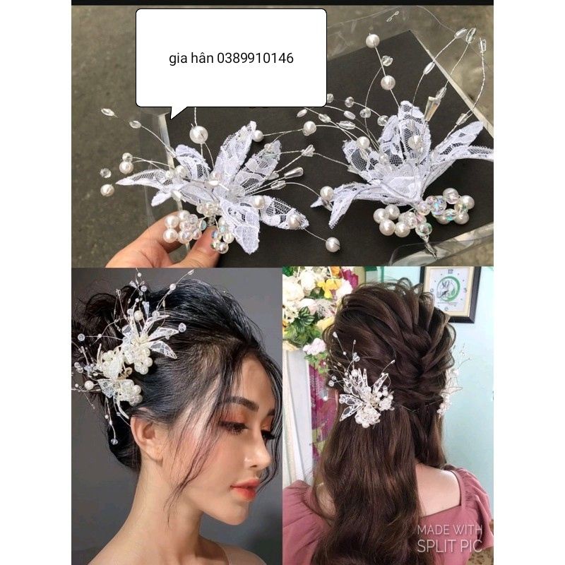 cặp cài tóc cô dâu