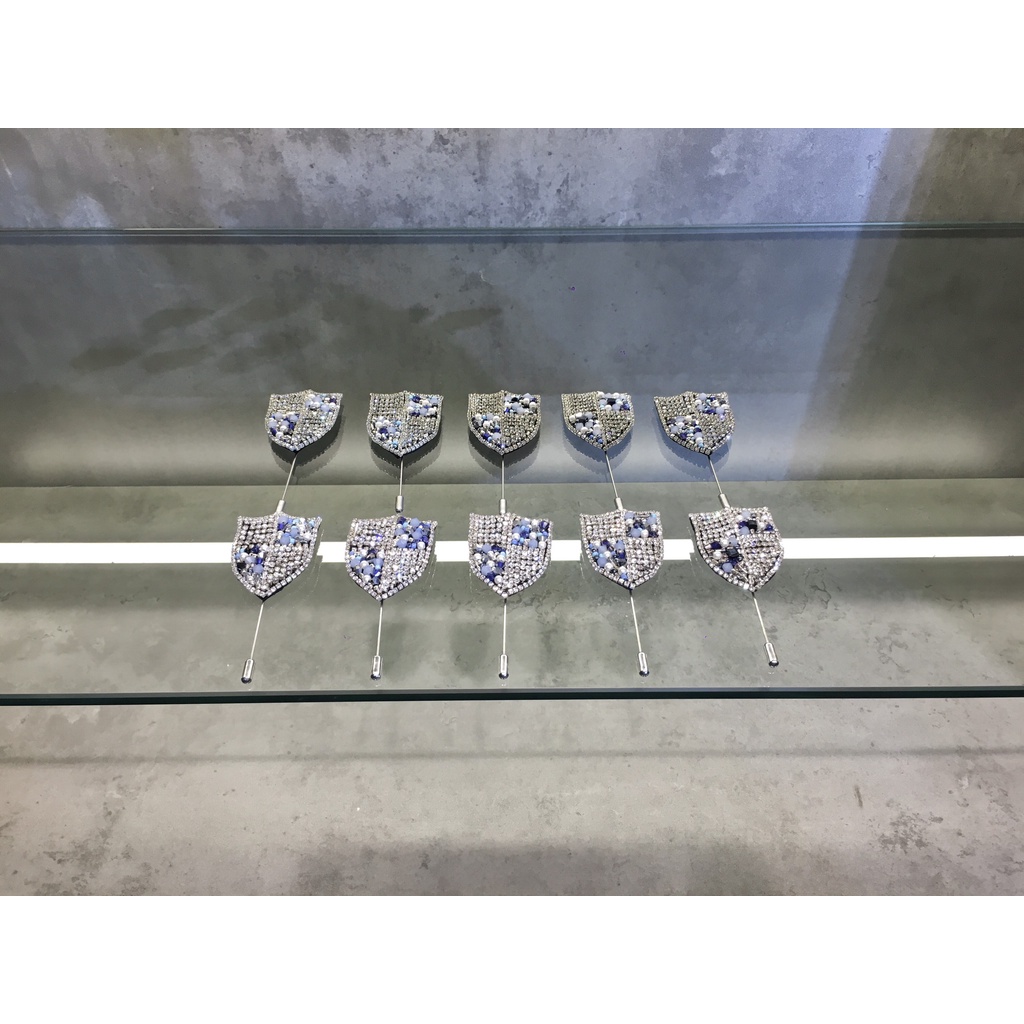 Tag Khiêng Bạc Cài Áo Cao Cấp NKN Thiết Kế Sang Trọng, Thanh Lịch