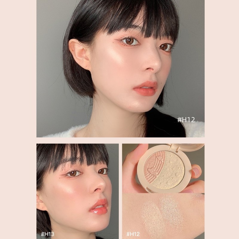 Phấn bắt sáng Judydoll hình ngôi sao hai màu lấp lánh 3.5g