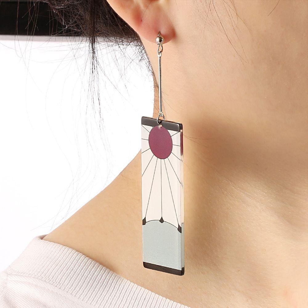 1 Bông Tai Hoạt Hình Tsuyuri Kanawo Dễ Thương