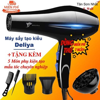 TẠO KIỂU SIÊU ĐẸP Máy Sấy Tóc DELIYA Nóng lạnh 2 chiều Công Suất Lớn 2200W