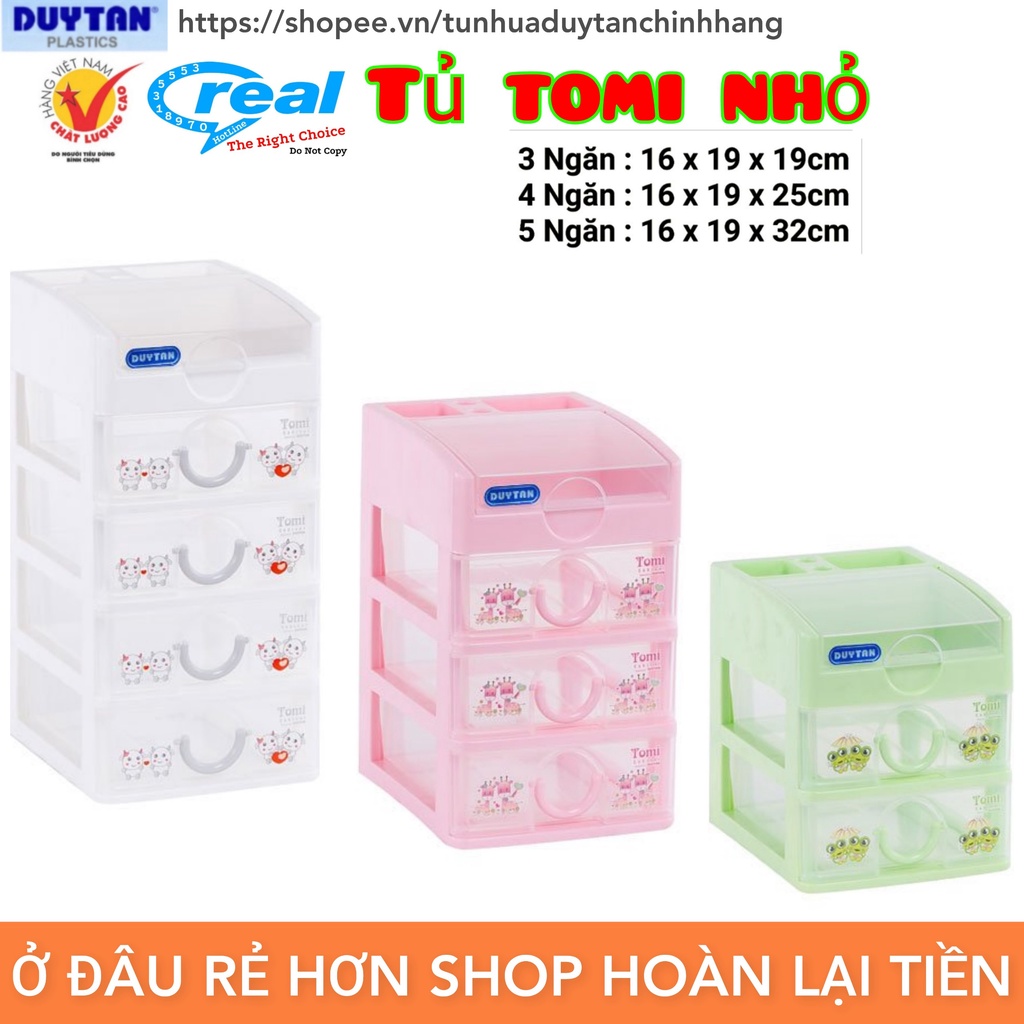 Tủ nhựa Tomi Mini Duy Tân 3 - 4 - 5 ngăn