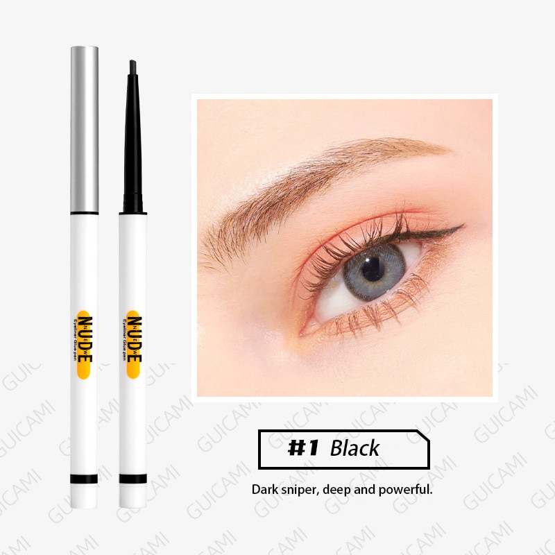 color eyeliner, quick-drying black waterproof pen, long-lasting non-smudge liquid, smooth makeup tool for ladies eyeliner, newbie super fine-head liquid eyeliner pen explosion