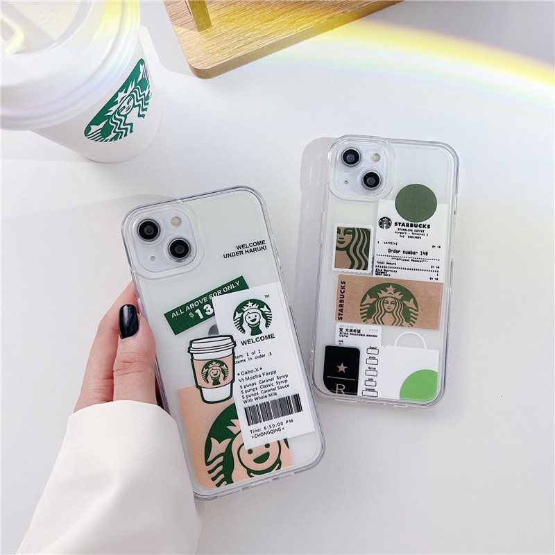 STARBUCKS Ốp Điện Thoại Cho OPPO A55 A54 A5S A7 A12 A74 A95 A36 A96 A16 A16K A15 A94 A93 4G A54 A53 A31 A9 A5 A33 2020 Reno 4F 5F Realme C20 C15 C11 2021 C21Y C25Y