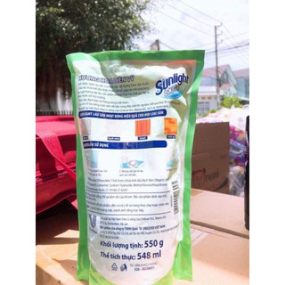Nước lau sàn Sunlight 550g combo 10 túi