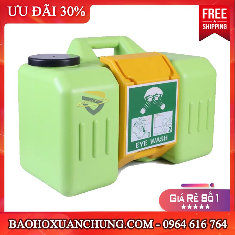 Bồn rửa mắt khẩn cấp HAWS 7501, bòn rửa mắt di động 35 lít