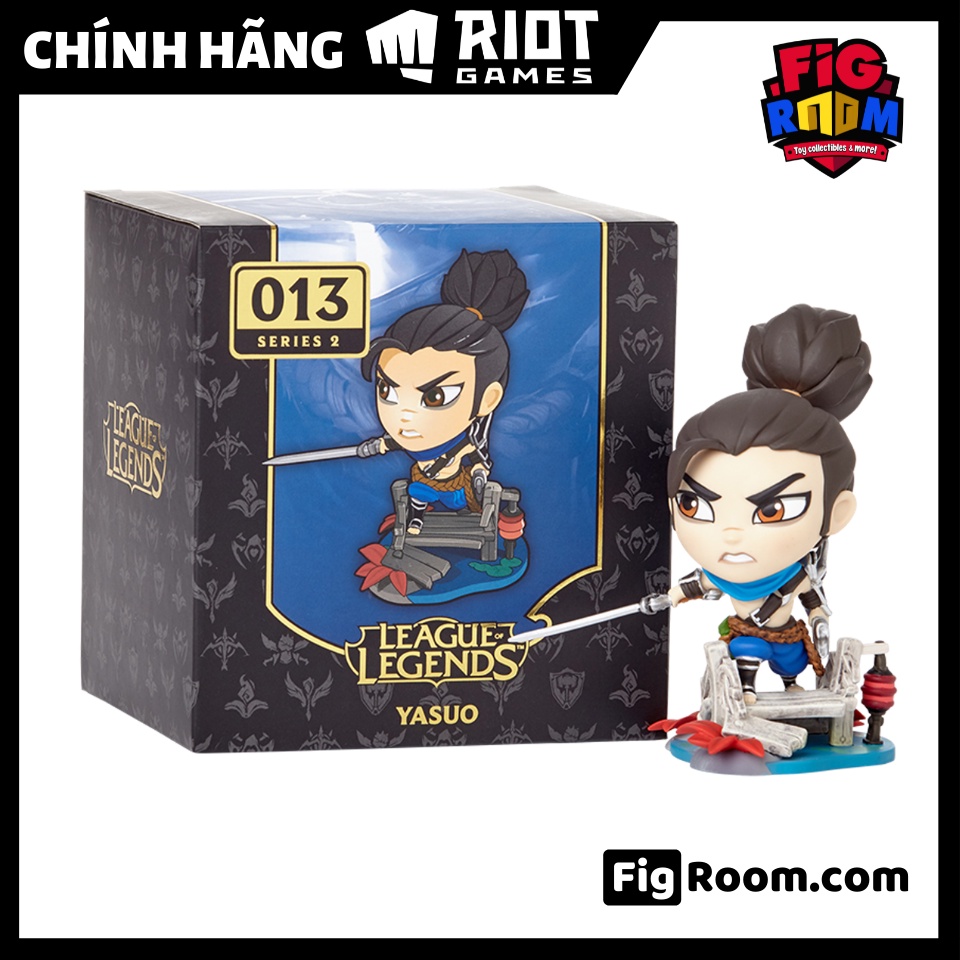 Mô hình Yasuo 14cm - Yasuo Figure Chibi - Mô hình LMHT Liên Minh Huyền Thoại Chính hãng Riot Games