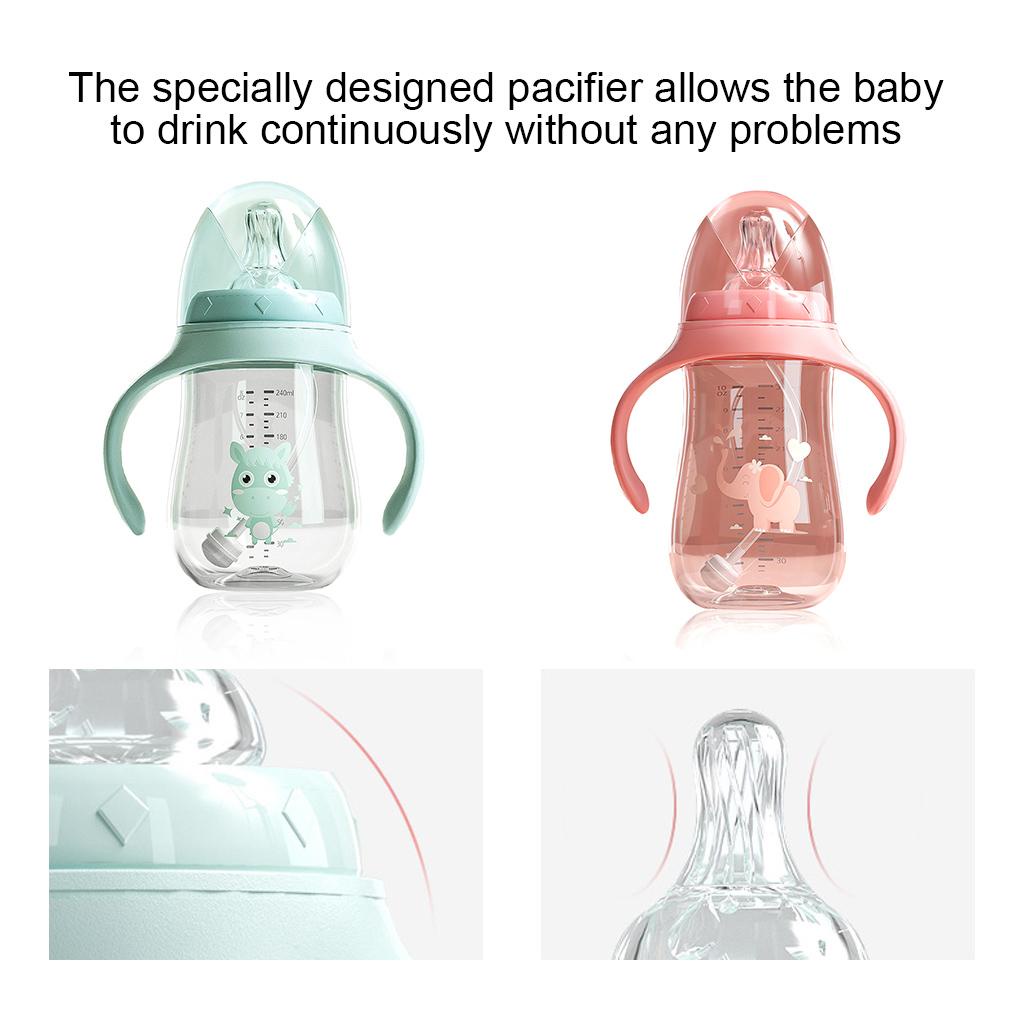 Bình Sữa Cầm Tay Thông Minh Cho Bé Sơ Sinh 0-6 Tháng Tuổi