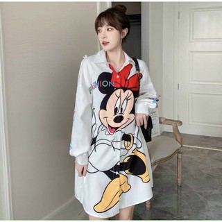 ĐẦM SƠMI MICKEY (KÈM HÌNH THẬT)