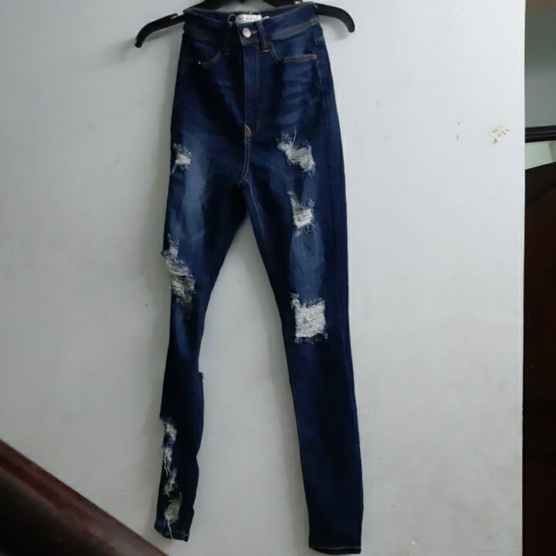 quần jean lưng cao co giản ( chốt live)