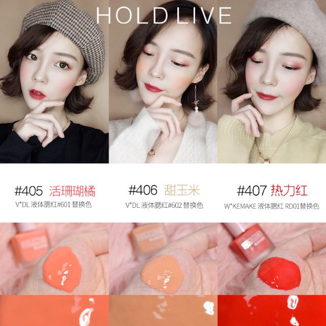 Má hồng dạng kem Hold Live