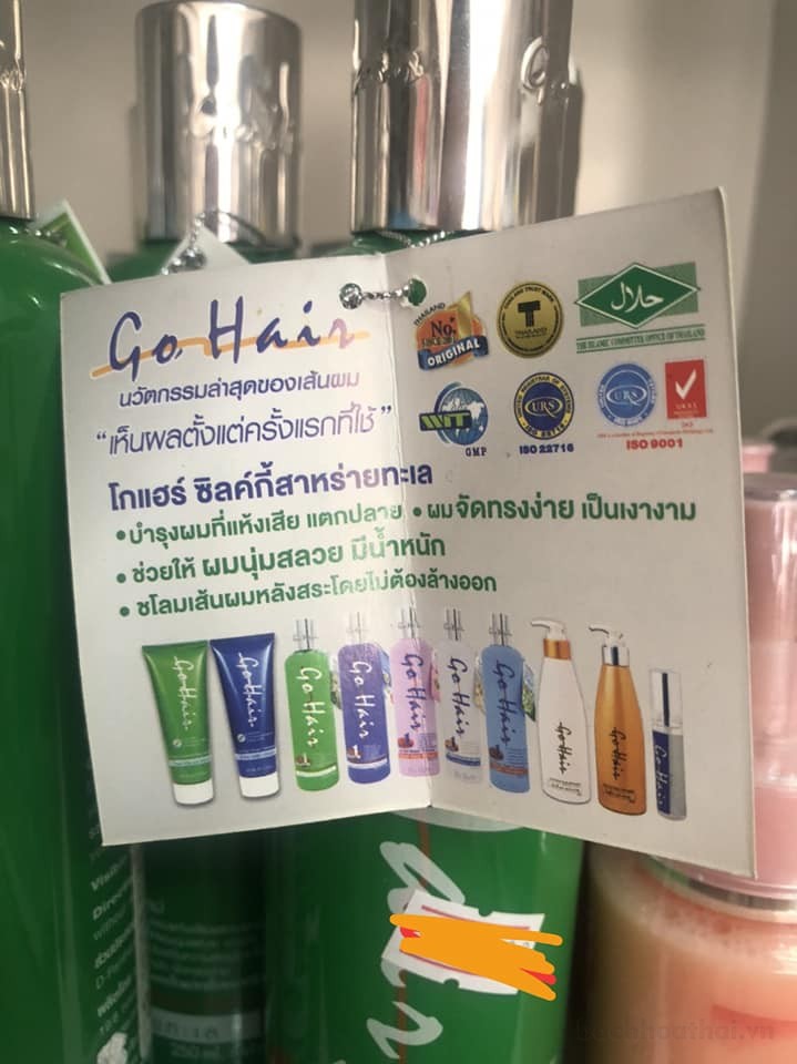 1 chai Kem dưỡng ṫóc Go Hair Silky Seaweed Nutrients Thái Lan