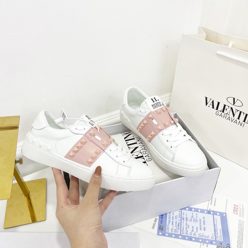 Giày thể thao valen viền ngang tán đinh fullbox