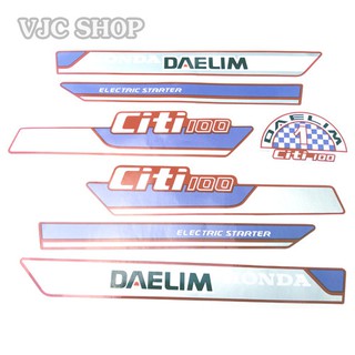 Bộ tem Citi 100 Daelim xanh tím - 91050055